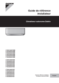 FTXA20-50AW,AT,AS_CTXA15AW,AT,AS_4PFR518023-3A_2018_03_Installer reference guide_French download